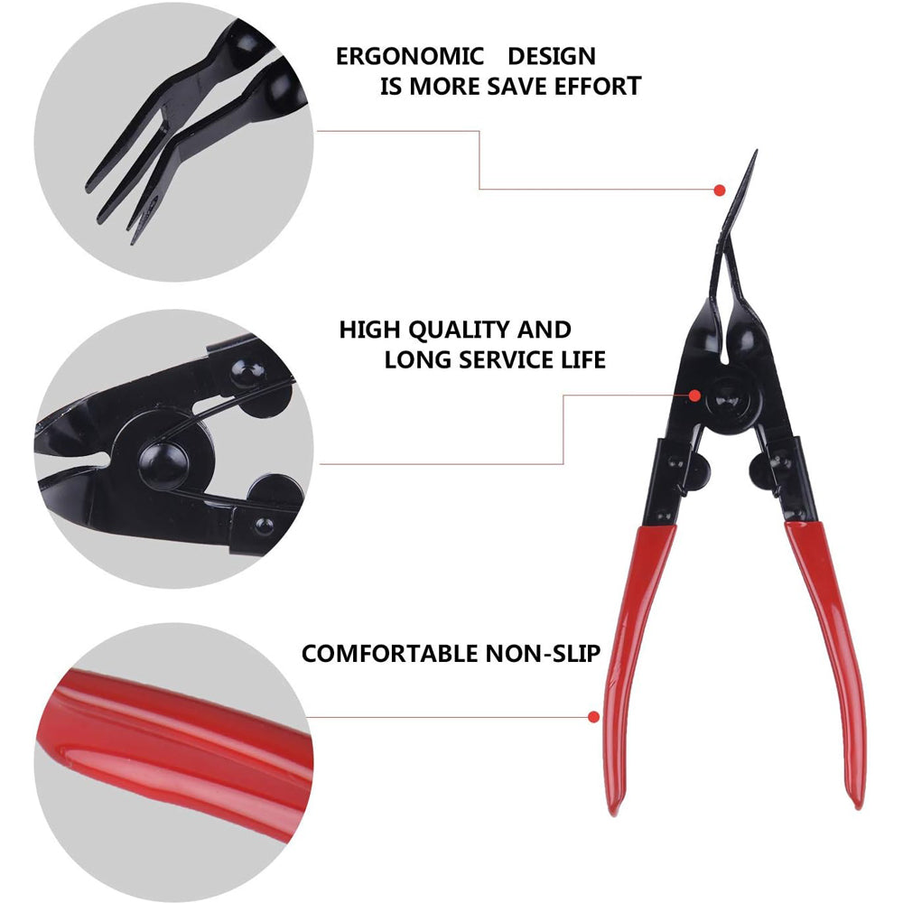 19pcs Auto Trim Removal Kits,Car Panel Removal Tool Car Interior Trim Kit Auto Clip Pliers Fastener Remover Pry Tool Set For Automotive Radio Stereo Dash