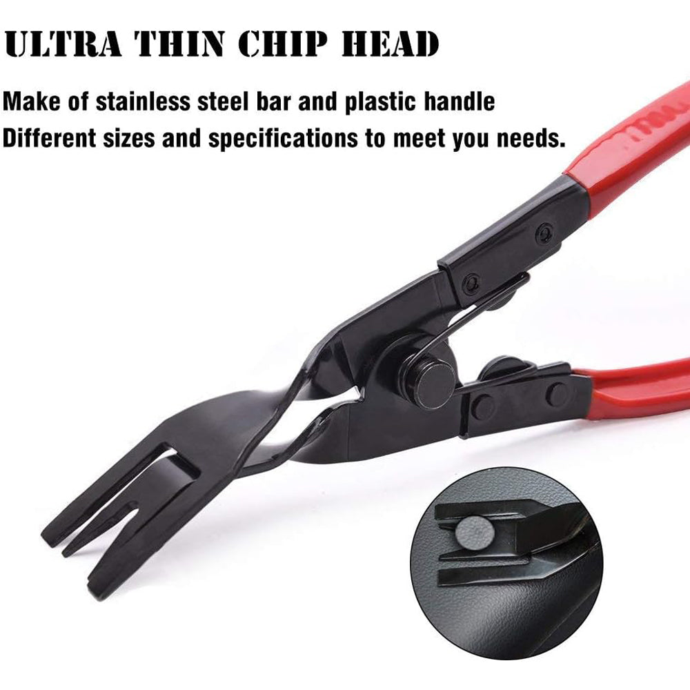 19pcs Auto Trim Removal Kits,Car Panel Removal Tool Car Interior Trim Kit Auto Clip Pliers Fastener Remover Pry Tool Set For Automotive Radio Stereo Dash